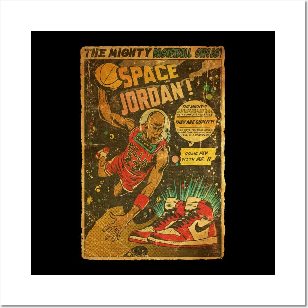 SPACE JORDAN Wall Art by Basket@Cover